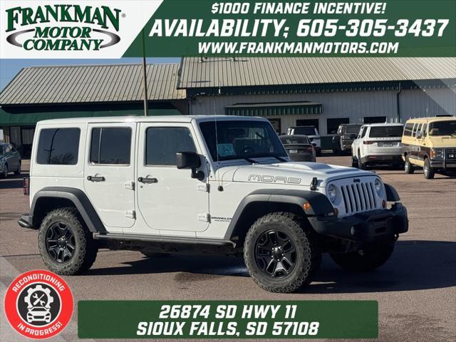 used 2013 Jeep Wrangler Unlimited car, priced at $20,404