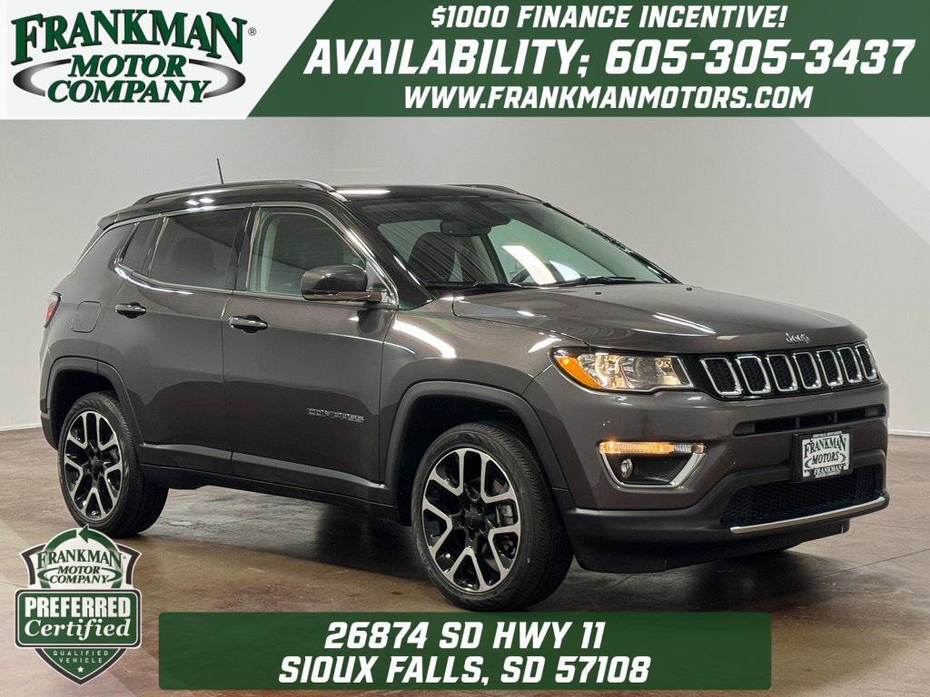 used 2019 Jeep Compass car, priced at $25,955