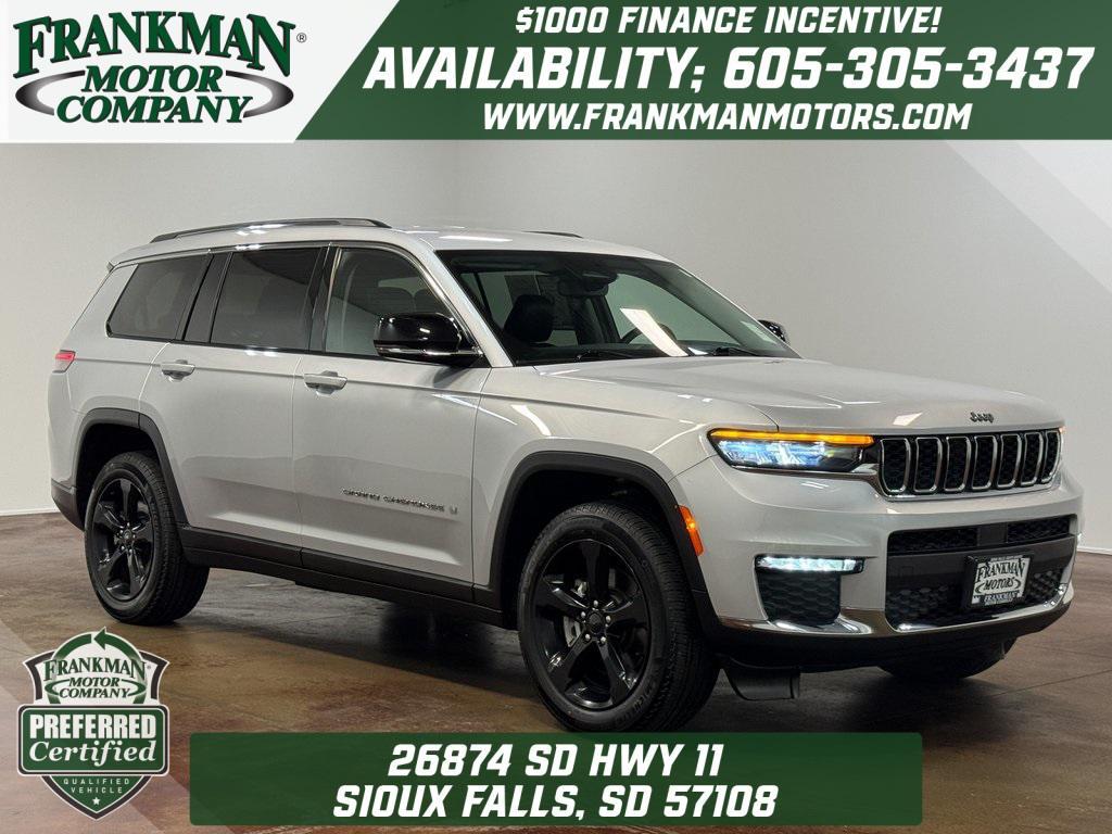 used 2021 Jeep Grand Cherokee L car, priced at $28,511