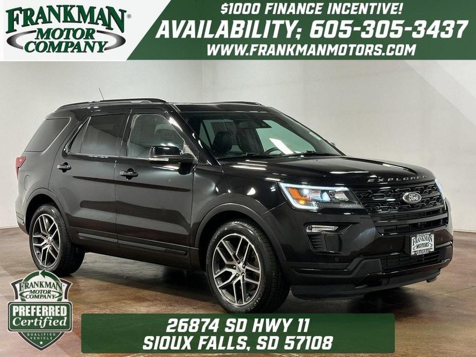 used 2018 Ford Explorer car, priced at $24,120