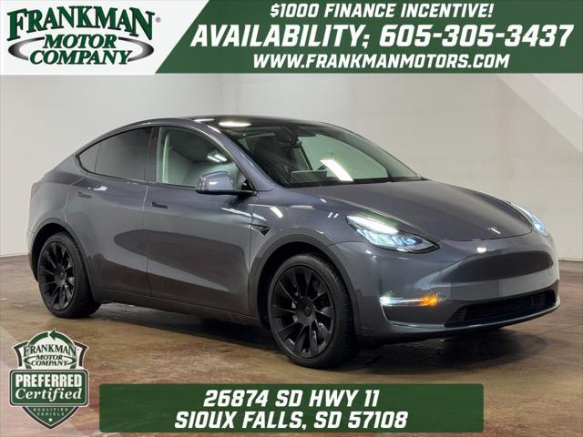 used 2021 Tesla Model Y car, priced at $31,863