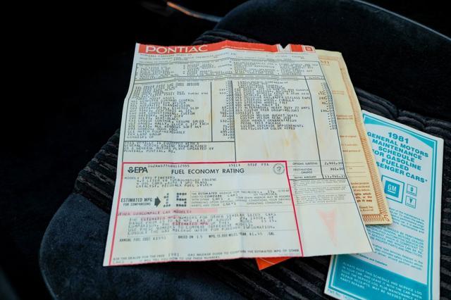 used 1981 Pontiac Firebird car, priced at $38,750