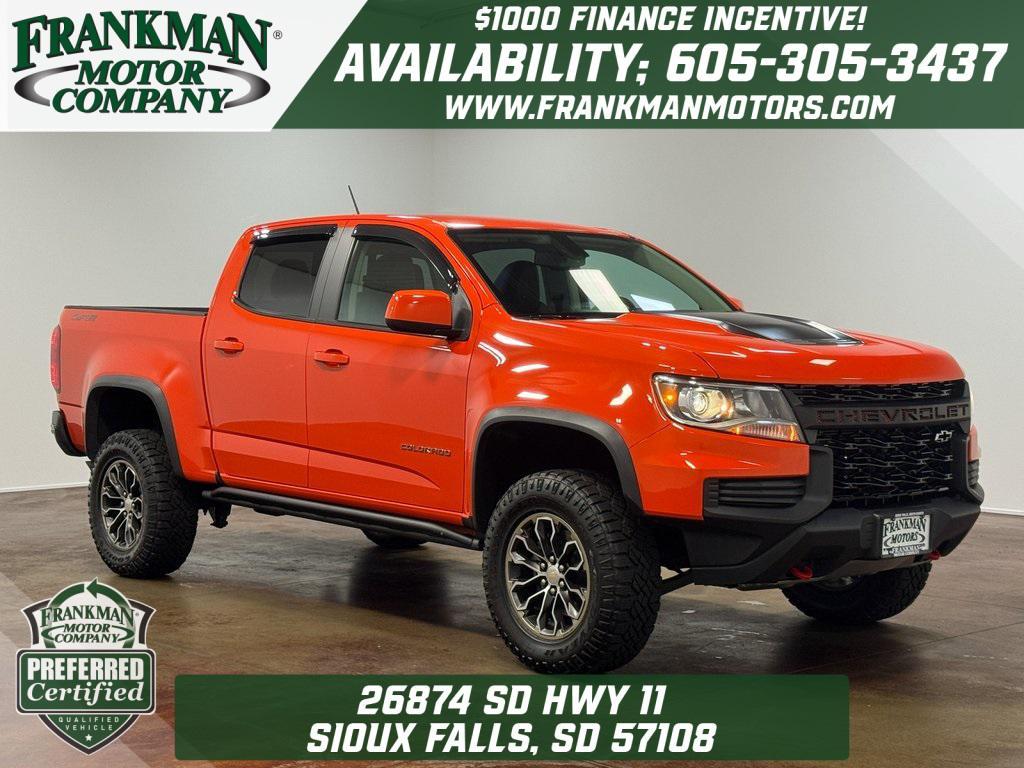 used 2021 Chevrolet Colorado car, priced at $29,193
