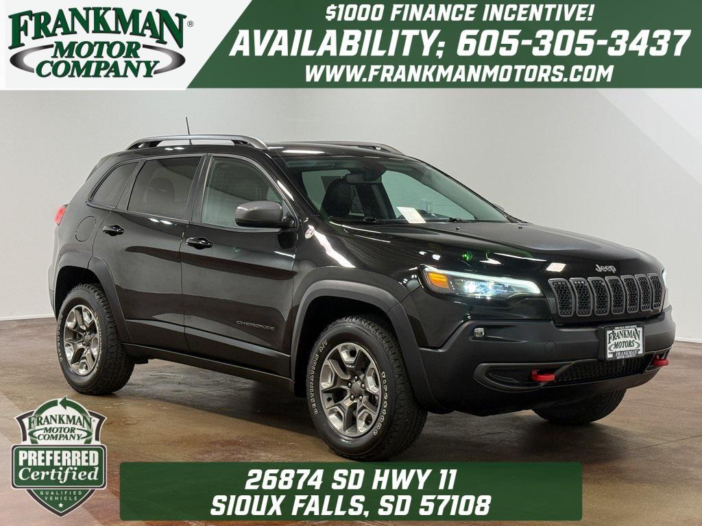 used 2019 Jeep Cherokee car, priced at $20,489