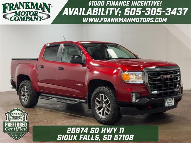 used 2021 GMC Canyon car, priced at $30,587