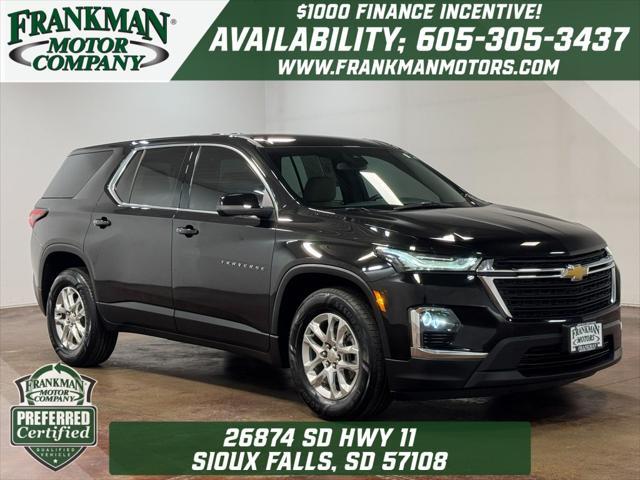 used 2022 Chevrolet Traverse car, priced at $28,274