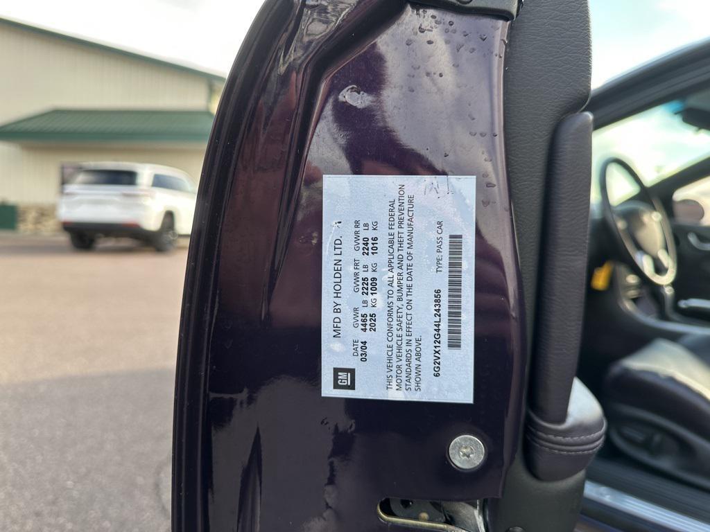 used 2004 Pontiac GTO car, priced at $18,870