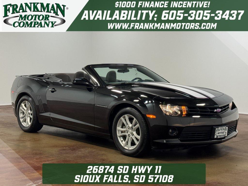 used 2015 Chevrolet Camaro car, priced at $17,573