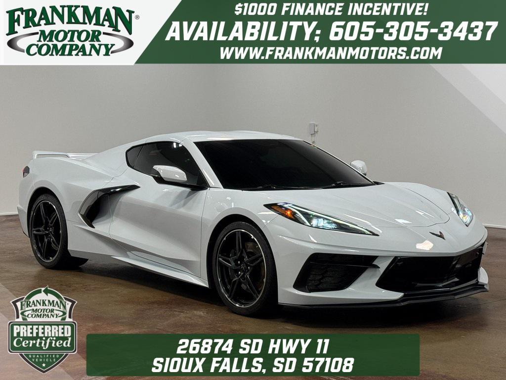 used 2020 Chevrolet Corvette car, priced at $63,586