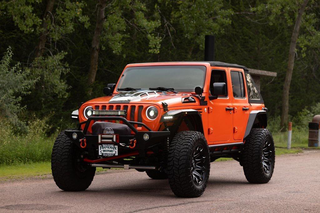 used 2018 Jeep Wrangler Unlimited car, priced at $31,887