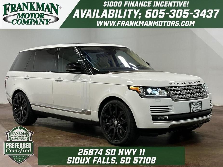 used 2017 Land Rover Range Rover car, priced at $37,710