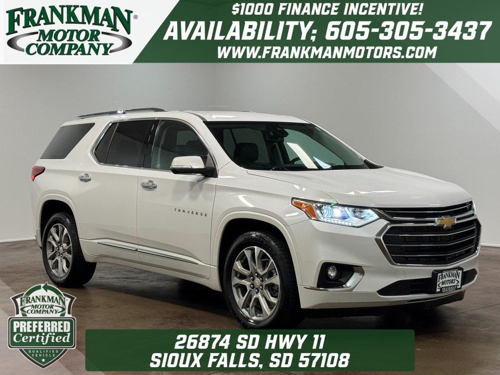 used 2021 Chevrolet Traverse car, priced at $27,903