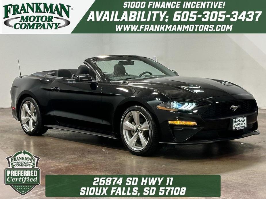 used 2019 Ford Mustang car, priced at $27,316