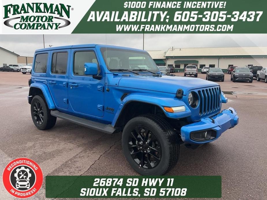 used 2022 Jeep Wrangler Unlimited car, priced at $45,873