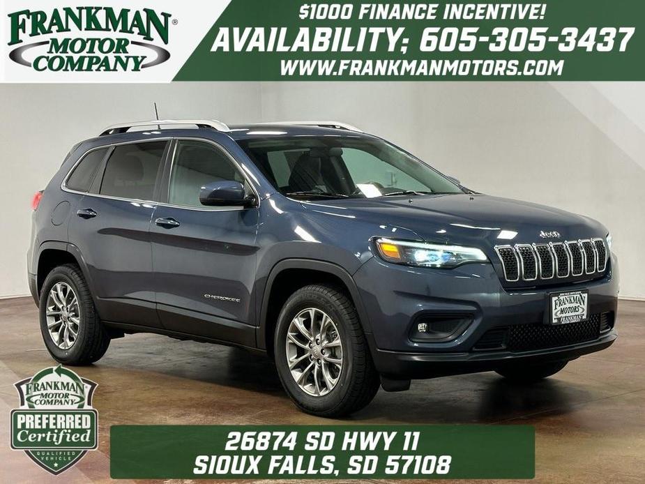 used 2019 Jeep Cherokee car, priced at $21,231