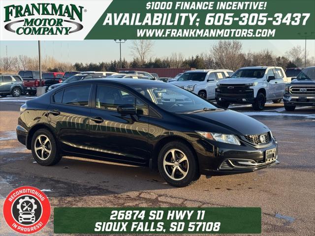 used 2015 Honda Civic car, priced at $14,055