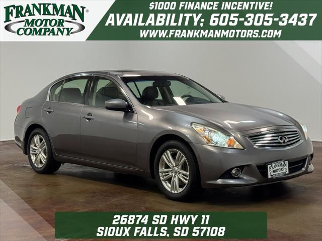 used 2013 INFINITI G37x car, priced at $12,007