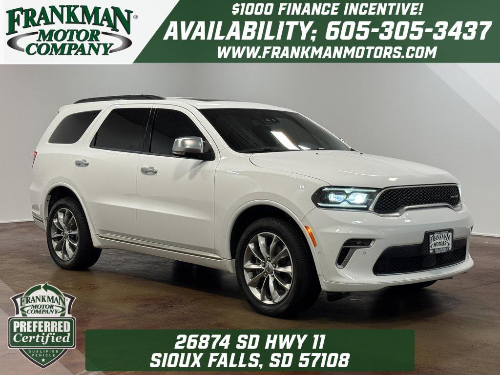 used 2022 Dodge Durango car, priced at $35,312
