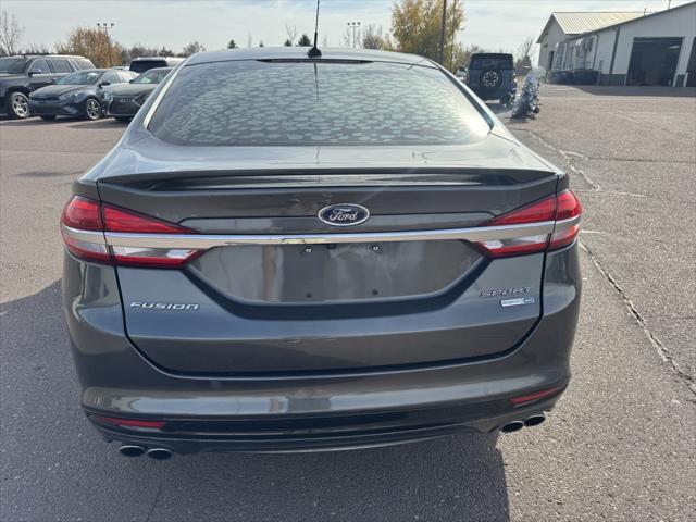 used 2017 Ford Fusion car, priced at $18,037