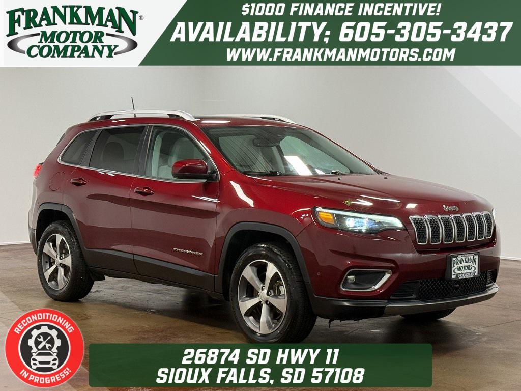 used 2021 Jeep Cherokee car, priced at $19,568