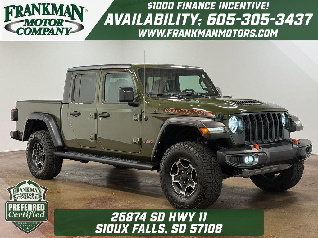 used 2021 Jeep Gladiator car, priced at $36,592