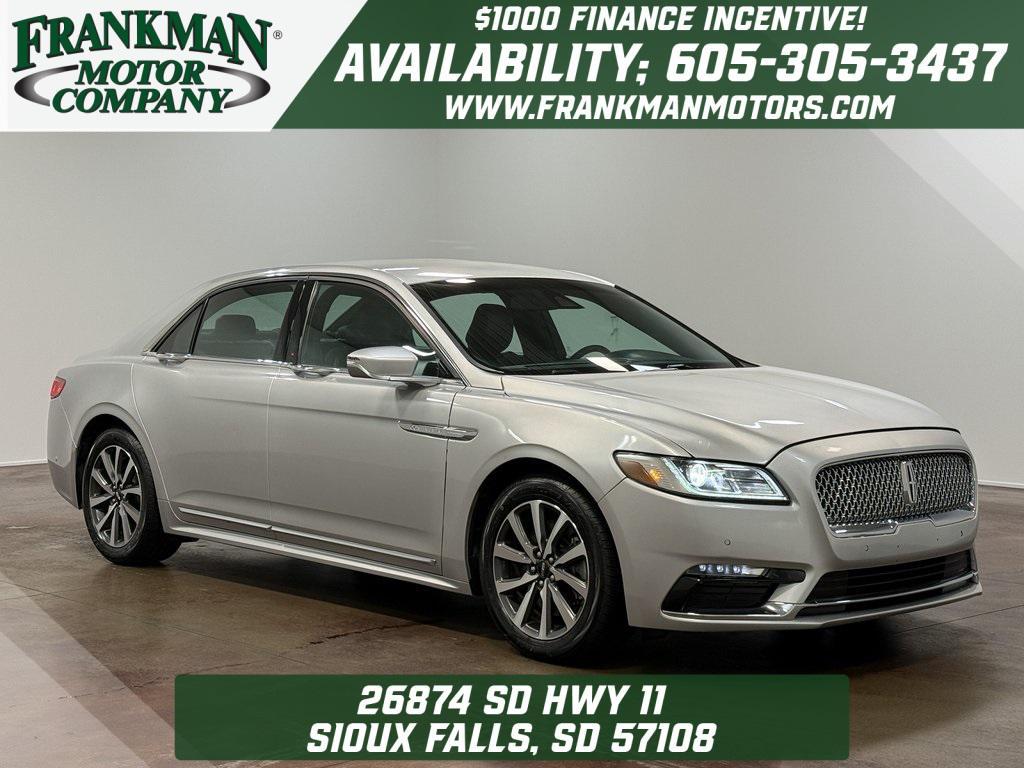 used 2019 Lincoln Continental car, priced at $19,855
