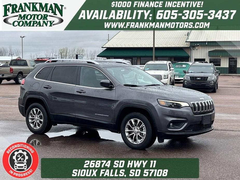 used 2021 Jeep Cherokee car, priced at $26,589