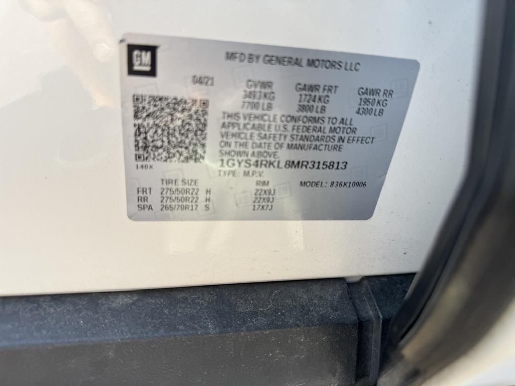 used 2021 Cadillac Escalade ESV car, priced at $70,464