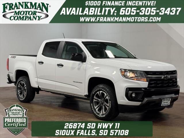 used 2021 Chevrolet Colorado car, priced at $33,308