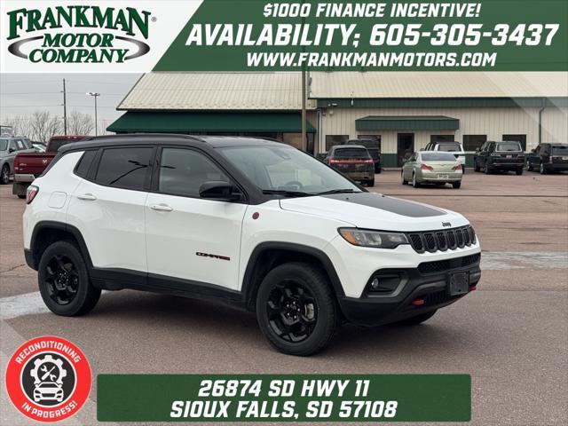 used 2023 Jeep Compass car, priced at $24,360