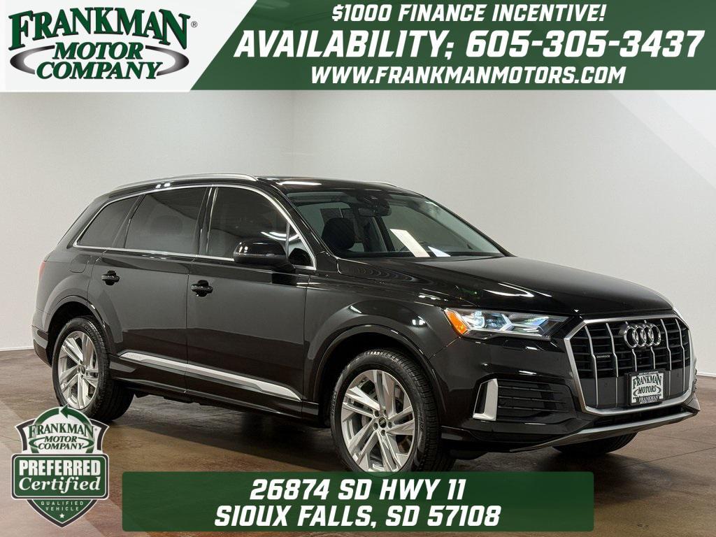 used 2023 Audi Q7 car, priced at $37,200