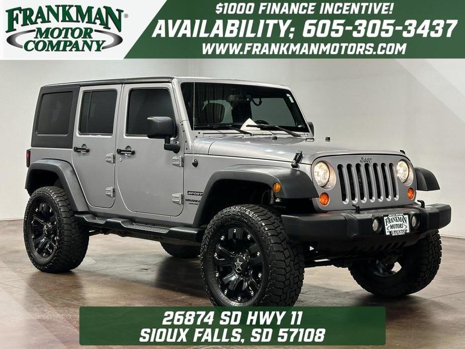 used 2013 Jeep Wrangler Unlimited car, priced at $23,983