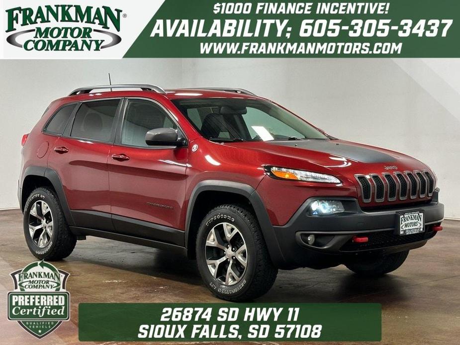 used 2017 Jeep Cherokee car, priced at $20,831