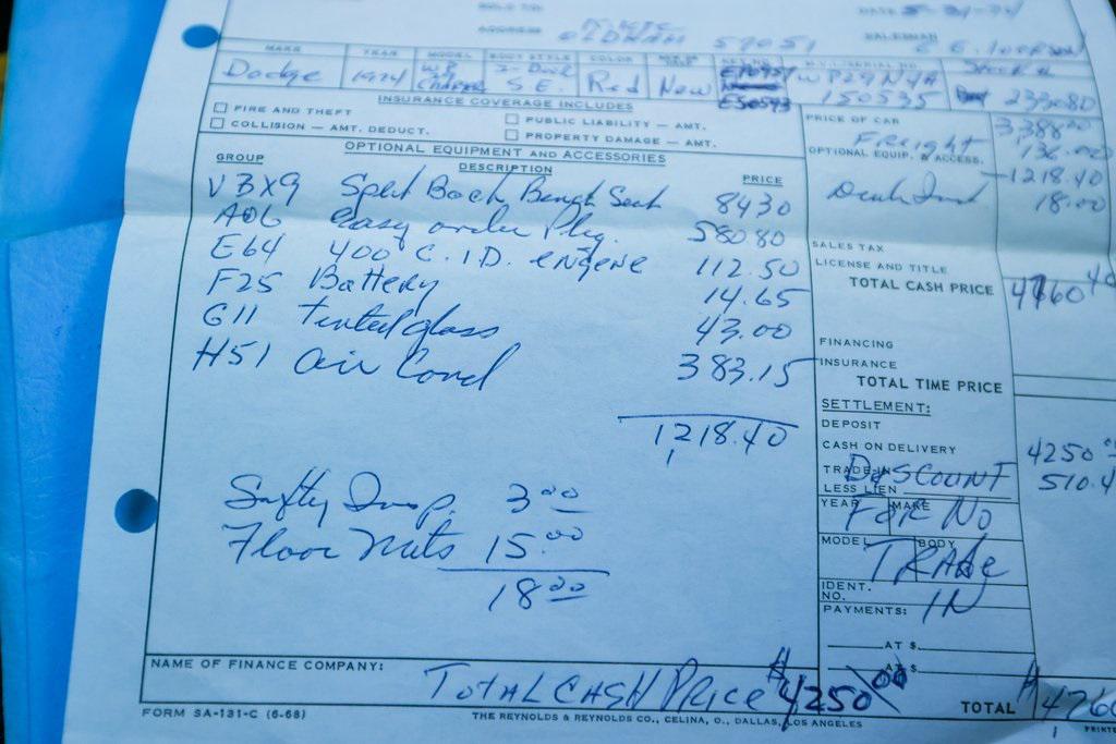 used 1974 Dodge Charger car, priced at $19,853