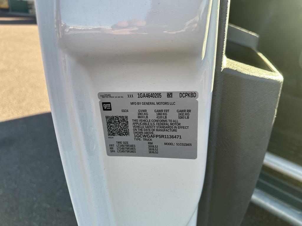 used 2024 Chevrolet Express 2500 car, priced at $33,987