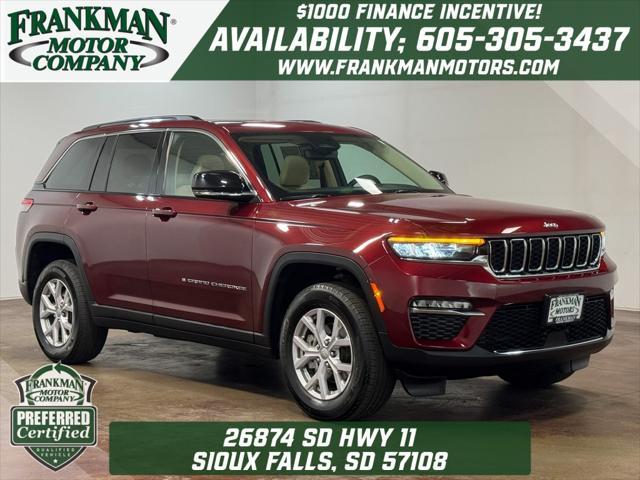 used 2022 Jeep Grand Cherokee car, priced at $31,720