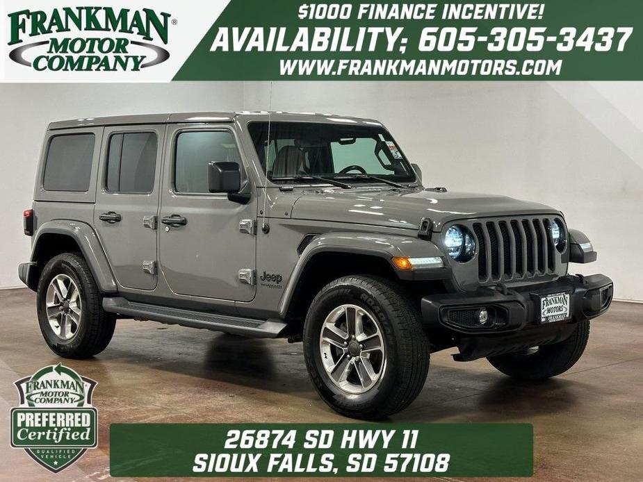 used 2021 Jeep Wrangler Unlimited car, priced at $37,985