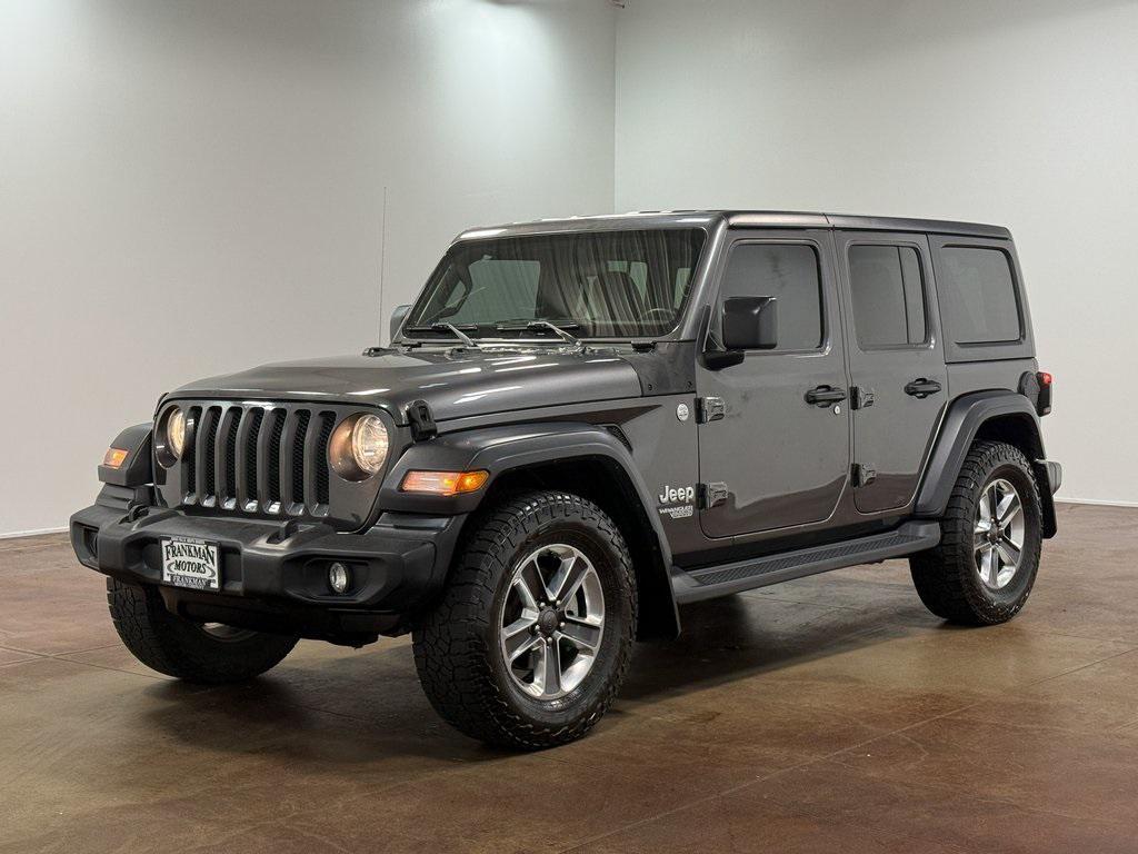 used 2018 Jeep Wrangler Unlimited car, priced at $21,922