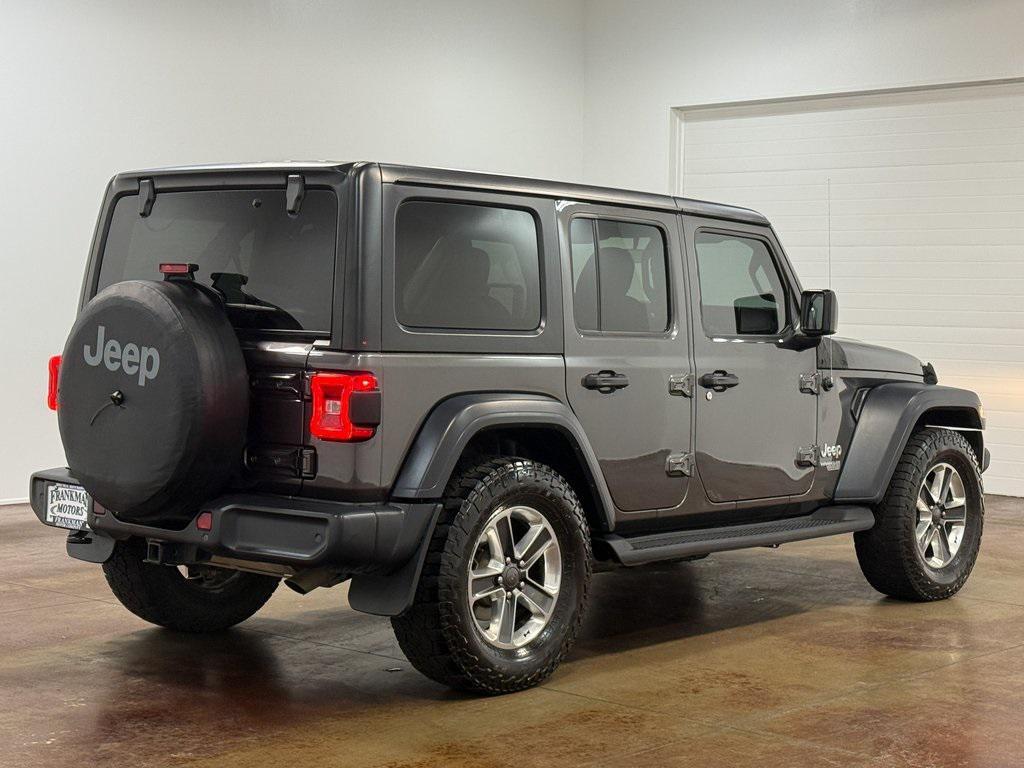 used 2018 Jeep Wrangler Unlimited car, priced at $21,922