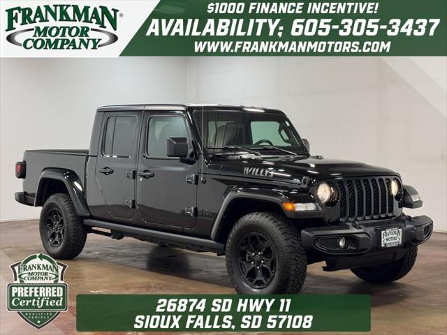 used 2021 Jeep Gladiator car, priced at $28,679