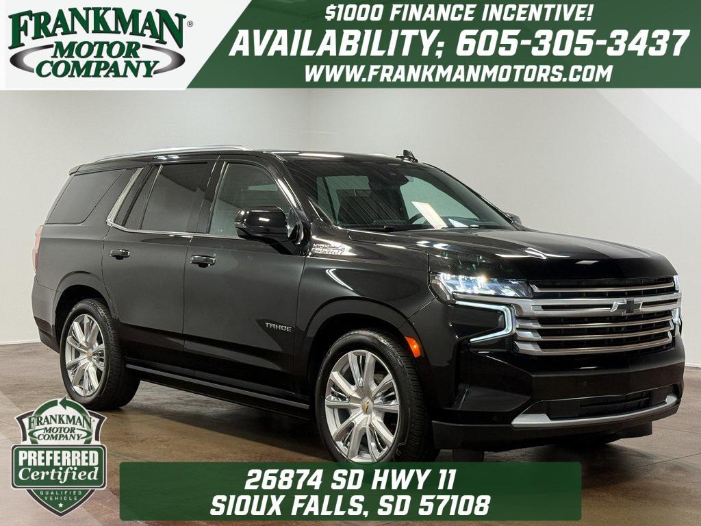 used 2023 Chevrolet Tahoe car, priced at $65,753