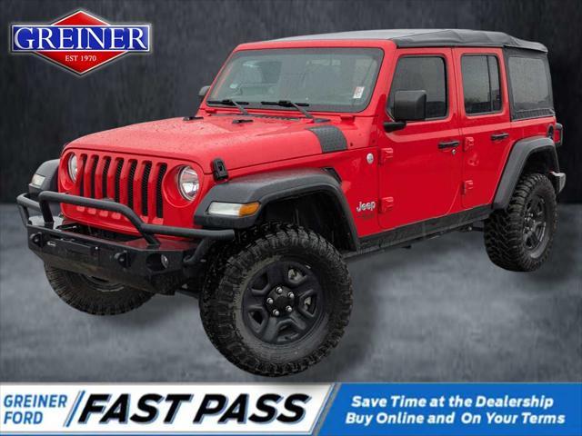 used 2018 Jeep Wrangler Unlimited car, priced at $23,995