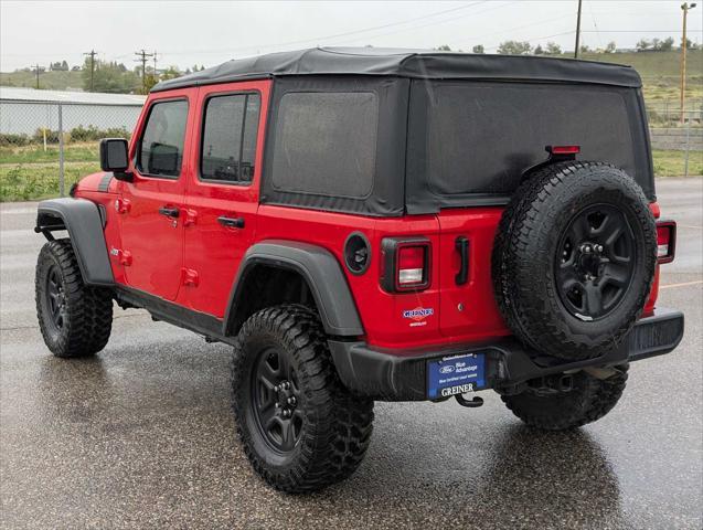 used 2018 Jeep Wrangler Unlimited car, priced at $23,995