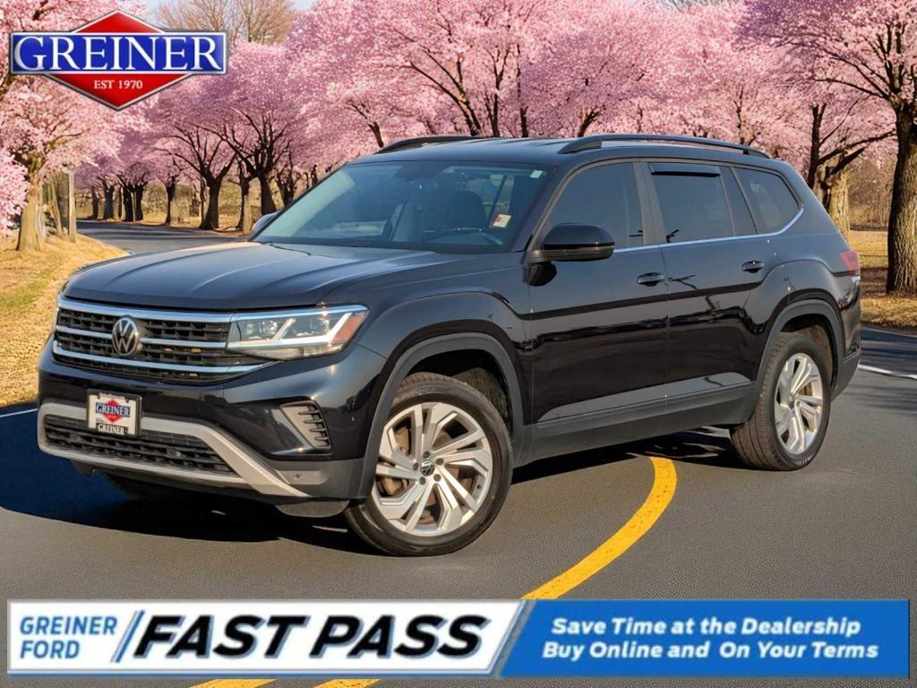 used 2021 Volkswagen Atlas car, priced at $24,297