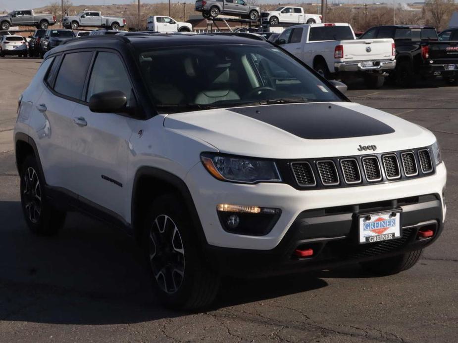 used 2021 Jeep Compass car, priced at $22,639