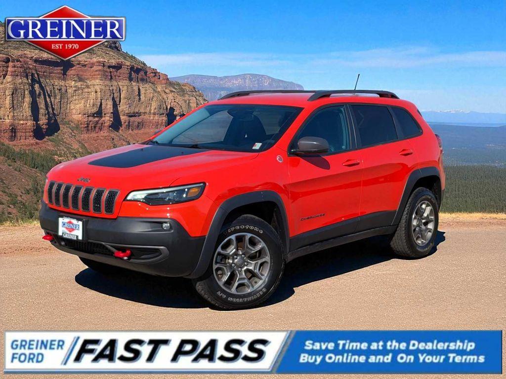 used 2021 Jeep Cherokee car, priced at $26,289