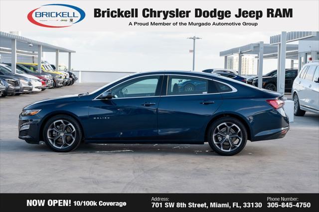 used 2022 Chevrolet Malibu car, priced at $16,784