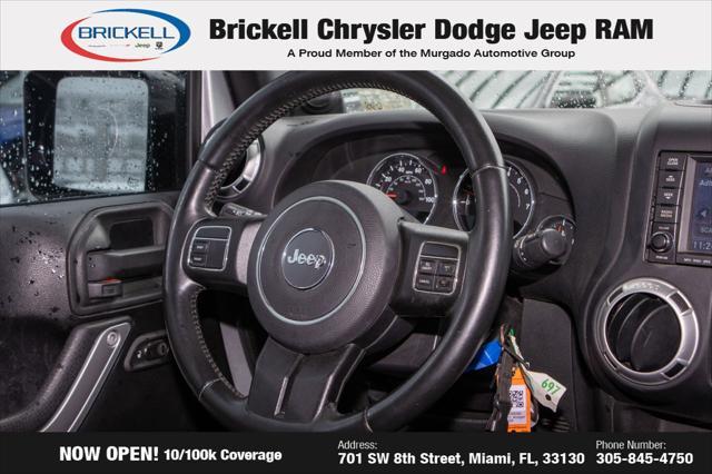 used 2012 Jeep Wrangler Unlimited car, priced at $14,099