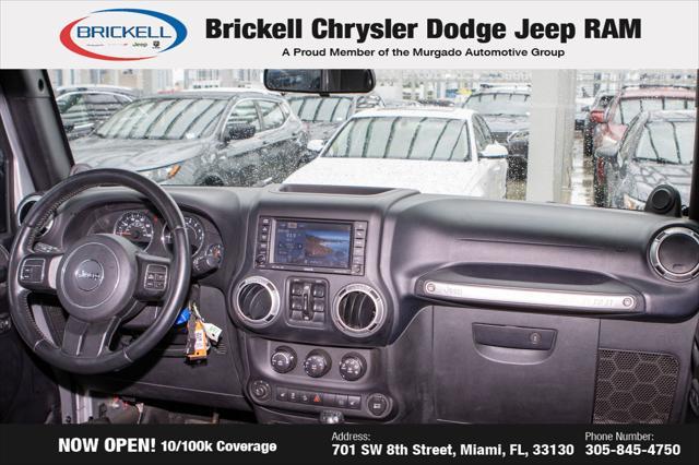 used 2012 Jeep Wrangler Unlimited car, priced at $14,099