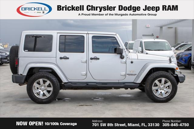 used 2012 Jeep Wrangler Unlimited car, priced at $14,099